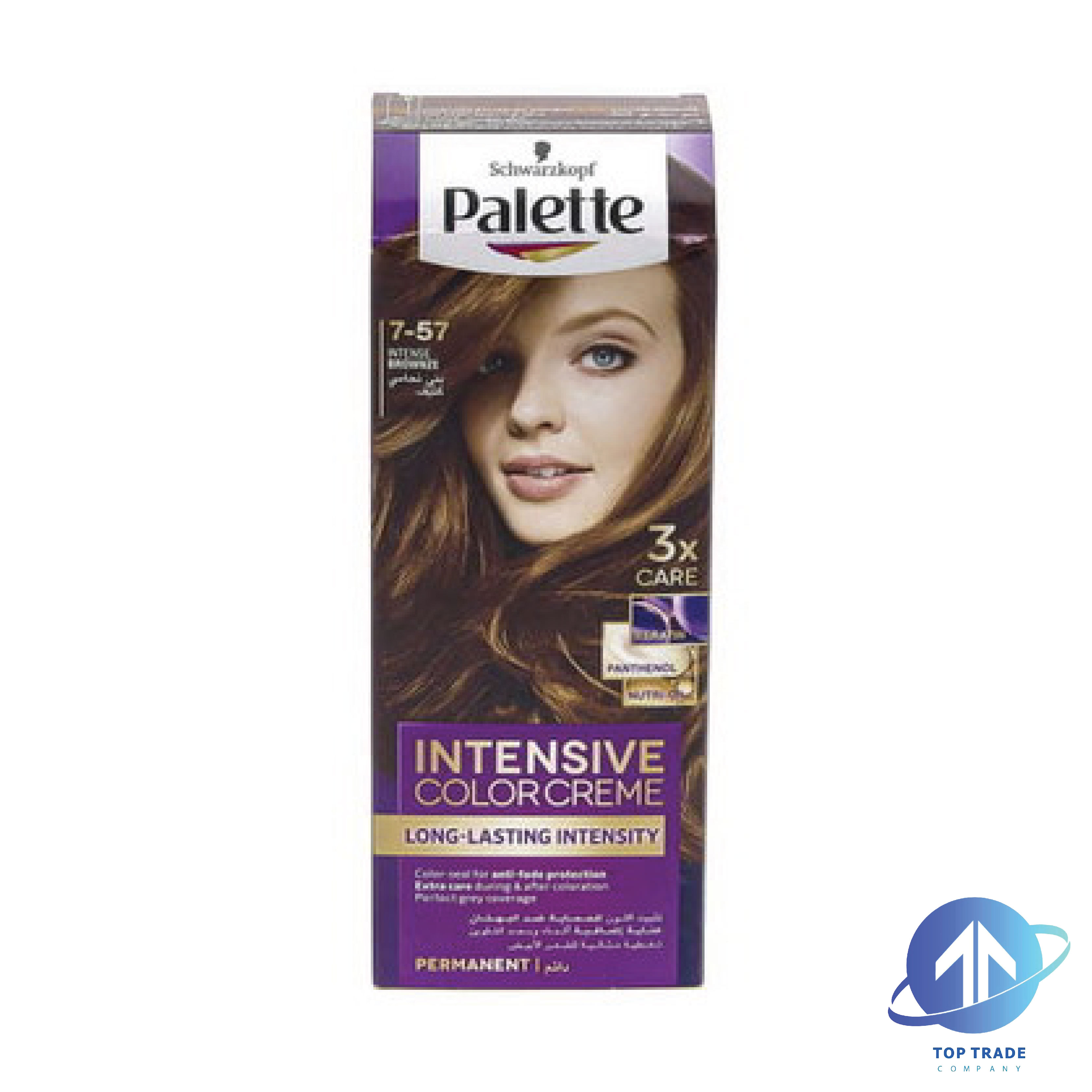 Palette Intensive Color Cream hair color 7-57 intense bronze